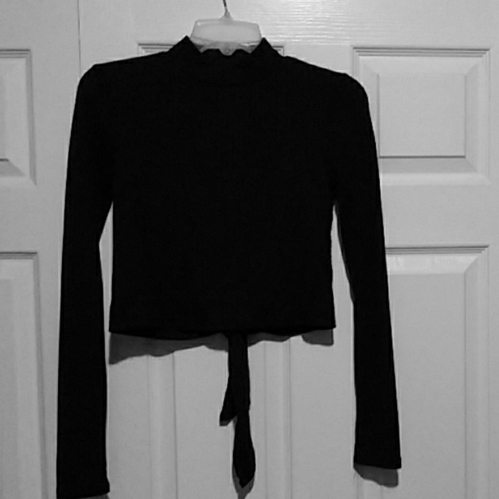 Trutle neck crop top
